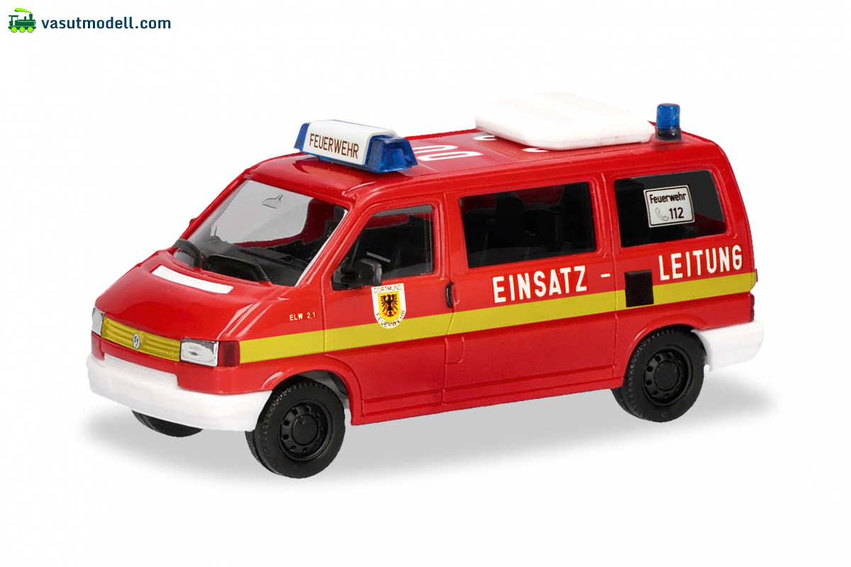 HERPA 099974 VW T4 Bus Feuerwehr Dortmund HERPA 099974 VW T4 Bus Feuerwehr Dortmund