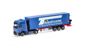 HERPA 319782 Mercedes-Benz Actros L ProCabin Bigspace Container-Seitenlader Thiedmann HERPA 319782 Mercedes-Benz Actros L ProCabin Bigspace Container-Seitenlader Thiedmann