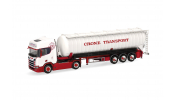 HERPA 319904  Scania CR 20 HD Saugsilo-Sattelzug   Crone Handel und Transport   