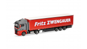HERPA 319911  MAN TGX GM Gardinenplanen-Sattelzug   Zwengauer   