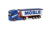 HERPA 320153  DAF XG+ Stahlmulden-Sattelzug   Mösle   