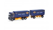 HERPA 320160 Renault AE Wechselpritschen/planen-Hängerzug ASG (Schweden) HERPA 320160 Renault AE Wechselpritschen/planen-Hängerzug ASG (Schweden)