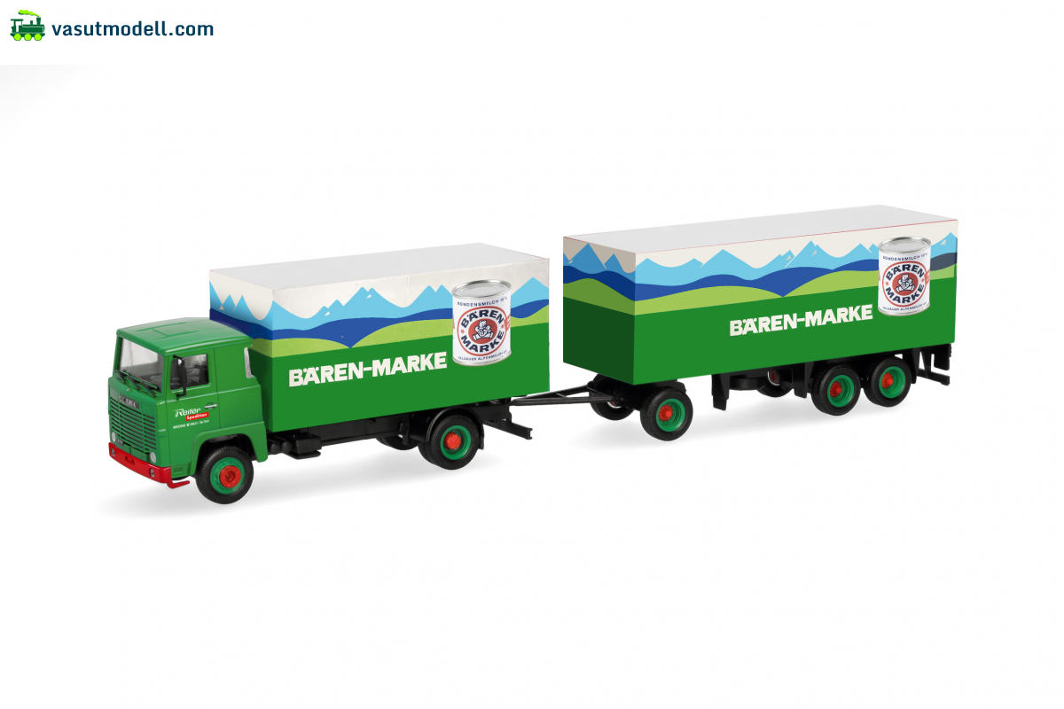 HERPA 321723 Scania 111 Koffer-Hgz Bärenm. HERPA 321723 Scania 111 Koffer-Hgz Bärenm.
