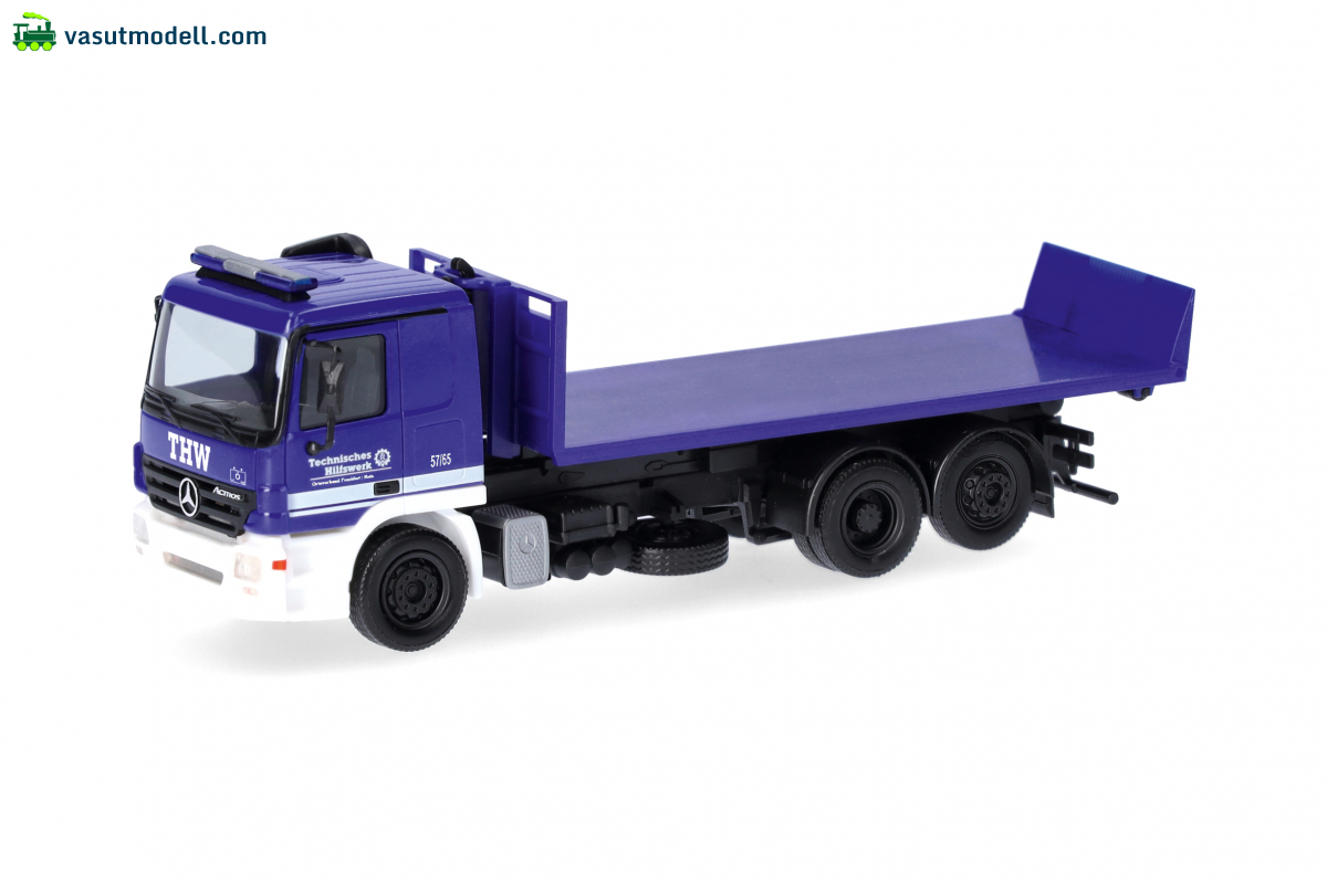 HERPA 322201 MB Actros WeLa Lkw m Abr.-Flat HERPA 322201 MB Actros WeLa Lkw m Abr.-Flat
