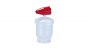 HERPA 371469 Farbbehälter mit neuer Düse für Herpa Airbrush Plug Spray (3 Düsen, 3 große Farbtanks je 50ml)