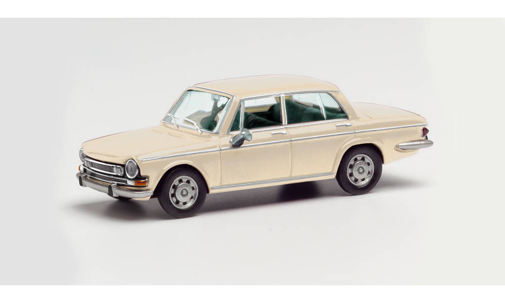 Herpa Voiture Miniature Simca 1301 Special, Miniature à l'échelle 1:87, pièce de Collection, Made in Germany, modèle en Plastique, Couleur : cuivre métallisé