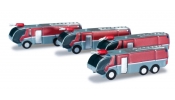 HERPA 520867 Flughafenzubehör Feuerwehrfahrzeuge 
Inhalt: 4 Stück
