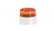HERPA 053563 Zubehör flache Rundumleuchten für LKW, orangetransparent