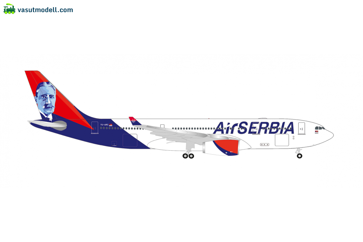 HERPA 536578-001 A330-200 Air Serbia HERPA 536578-001 A330-200 Air Serbia