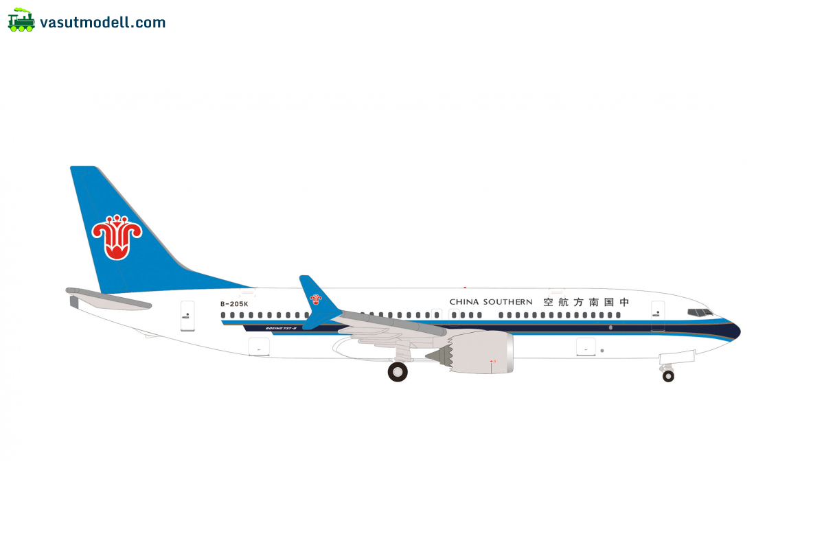 HERPA 539074 B737 Max 8 China Southern HERPA 539074 B737 Max 8 China Southern
