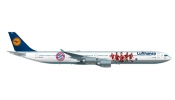HERPA 562553 Lufthansa Airbus A340-600 FC Bayern Audi Summer Tour USA 2016 HERPA 562553 Lufthansa Airbus A340-600 FC Bayern Audi Summer Tour USA 2016