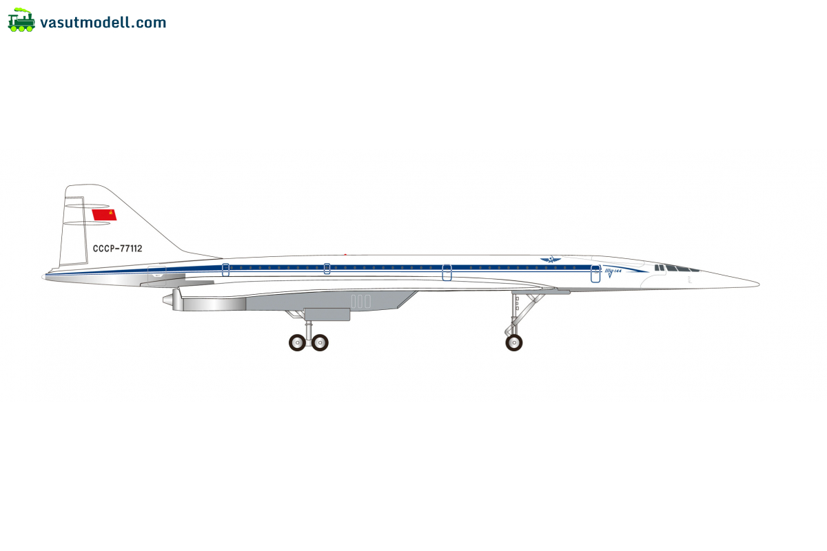 HERPA 562867 TU-144D Aeroflot (Sinsheim) HERPA 562867 TU-144D Aeroflot (Sinsheim)