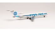 HERPA 571845 Pan Am Boeing 727-200 - Billboard with cheatline test livery