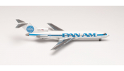 HERPA 571845 Pan Am Boeing 727-200 - Billboard with cheatline test livery