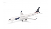 HERPA 573825 Embraer E195 LOT Polish Airl HERPA 573825 Embraer E195 LOT Polish Airl