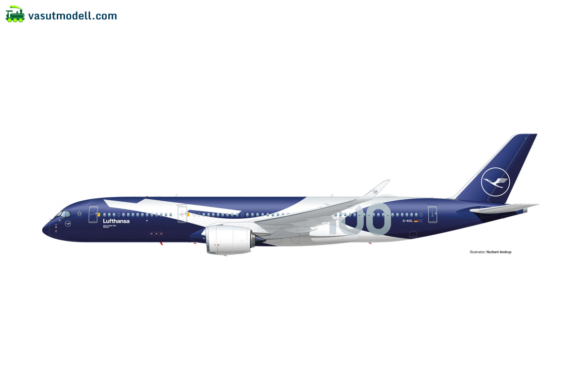 HERPA 614924 A350-900 Lufthansa 100 Jahre HERPA 614924 A350-900 Lufthansa 100 Jahre