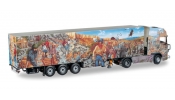 HERPA 70645 DAF XF 95 SSC Kühlkoffer-Sattelzug Herpa präsentiert Weltgeschichte Nr.2 HERPA 70645 DAF XF 95 SSC Kühlkoffer-Sattelzug Herpa präsentiert Weltgeschichte Nr.2