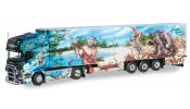 HERPA 70751 Scania 164 TL Kühlkoffer-Sattelzug Herpa präsentiert Weltgeschichte - Nr. 1 , PC HERPA 70751 Scania 164 TL Kühlkoffer-Sattelzug Herpa präsentiert Weltgeschichte - Nr. 1 , PC