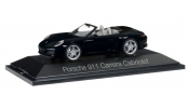 HERPA 71031 Porsche 911 Carrera Cabriolet 991 II, tiefschwarz metallic HERPA 71031 Porsche 911 Carrera Cabriolet 991 II, tiefschwarz metallic