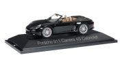 HERPA 71062 Porsche 911 Carrera 4S Cabriolet, schwarz HERPA 71062 Porsche 911 Carrera 4S Cabriolet, schwarz