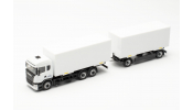 HERPA 746830 Scania R `13 HL Wechselkoffer-Hängerzug Bundeswehr Fahrschule