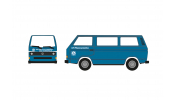 HERPA 942430 VW T3 Bus LPG Pflanzenproduktion Schönfels