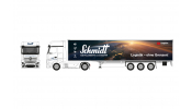 HERPA 959704 Mercedes-Benz Actros L 18 Gigaspace Gardinenplanen-Sattelzug Schmidt Gevelsberg/Erde