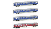 HOBBYTRAIN 22201 4tlg. TOUROPA set2 DB Ep.IIIb 3xBcm53/WRtüm51-60