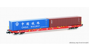 HOBBYTRAIN 23102 Containerwagen Sggnss 80 RCA, Ep.VI