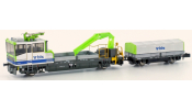 HOBBYTRAIN 23563 TM 235 BAMOWAG Robel pályaépítő, felsővezeték ellenőrző áramszedővel, BLS, VI HOBBYTRAIN 23563 TM 235 BAMOWAG Robel pályaépítő, felsővezeték ellenőrző áramszedővel, BLS, VI