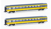 HOBBYTRAIN 25504 2er Set Personenwagen Bpm, 2.Kl. (UIC Z1) Regiojet, Ep.VI