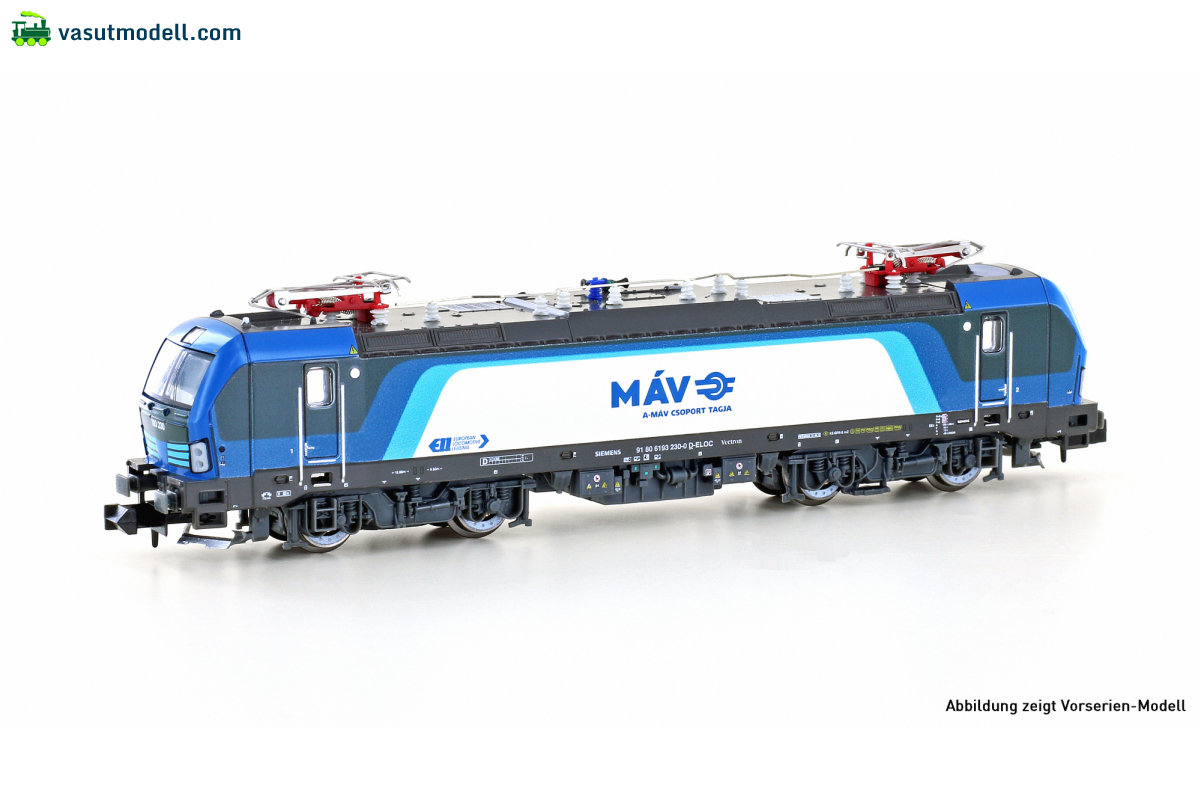 HOBBYTRAIN 30183S Villanymozdony, Vectron, MÁV, VI, DCC-hangos HOBBYTRAIN 30183S Villanymozdony, Vectron, MÁV, VI, DCC-hangos