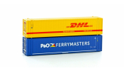HOBBYTRAIN 70509 Konténerek (2 db), 45 lábas, DHL + P&O Ferrymasters HOBBYTRAIN 70509 Konténerek (2 db), 45 lábas, DHL + P&O Ferrymasters