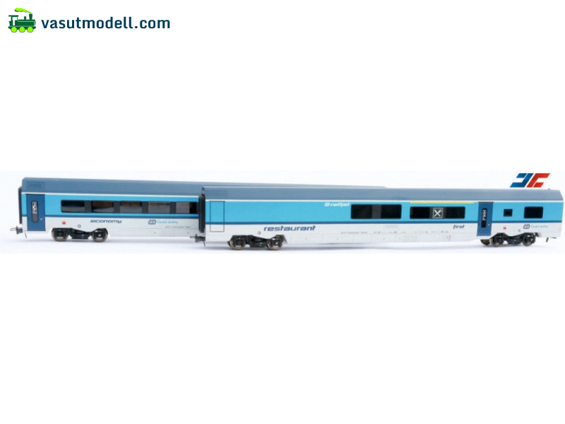 JäGERNDORFER 70216 Személykocsi (2 db), Railjet, CD, VI #2 JäGERNDORFER 70216 Személykocsi (2 db), Railjet, CD, VI #2