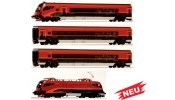 JäGERNDORFER 71402 Railjet 05 szerelvény, Spirit of Europe, ÖBB, VI (HighEnd) JäGERNDORFER 71402 Railjet 05 szerelvény, Spirit of Europe, ÖBB, VI (HighEnd)
