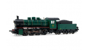 Jouef 2403S class 81 3-dome symetrical boiler dark green livery, SNCB, III, DCC-hangos