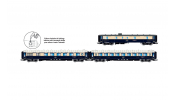 Jouef 4199 CIWL, 3-unit pack Etoile du Nord, set 2/2 (DD3, VPC Côte d´Azur + VP Étoile du Nord), II Jouef 4199 CIWL, 3-unit pack Etoile du Nord, set 2/2 (DD3, VPC Côte d´Azur + VP Étoile du Nord), II