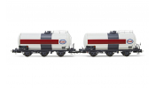 Jouef 6222 SNCF, 2-unit set of 3-axle tank wagons, Esso, III