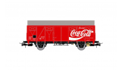 Jouef 6254 SNCF 2-axle closed wagon type G4 with flat walls Coca-Cola