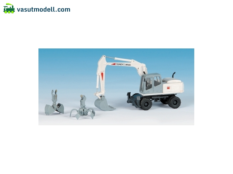 KIBRI 11275 TEREX ATLAS gumikerekes markoló, kiegészítőkkel KIBRI 11275 TEREX ATLAS gumikerekes markoló, kiegészítőkkel