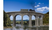 KIBRI 37665 Vasúti íves viadukt, Albula, egyvágányos (R=220÷228 mm)