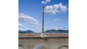 KIBRI 37676 Felsővezetéktartó oszlop rögzítő konzol hidakhoz