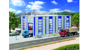 KIBRI 39254 H0 LKW Reparaturhalle, modern