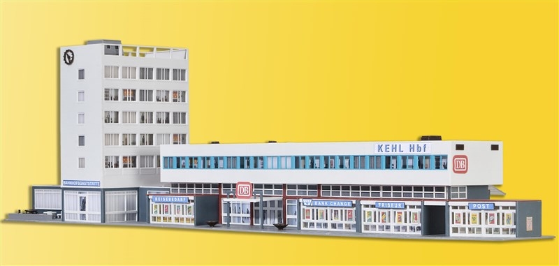 KIBRI 39514 H0 Bahnhof Kehl inkl. Etageni (ex-49514) - vasutmodell.com