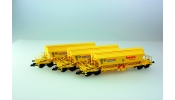 Kuehn-Modell 51456 Kaliwg.,Taoos894, 3-Set, gelb