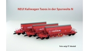 Kuehn-Modell 93034 Kaliwg.,Taoos894, 3-Set,Rail.