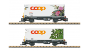 LGB 45885 Containerwagen-Set Coop RhB
