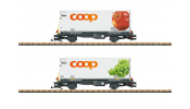 LGB 45887 Containerwagen Set COOP RhB