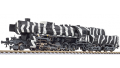 LILIPUT 131524 Steam loco, BR 52, 52 3109, winter camouflage, Museum Sinshe