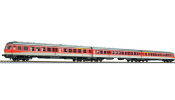 LILIPUT 133168 Diesel railcar, BR 614/914, blood orange/pebble grey, 3-units conversion, DB AG, era V